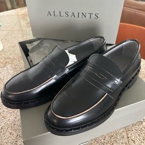 All Saints Dalias Loafer- Black Men’s Size 10